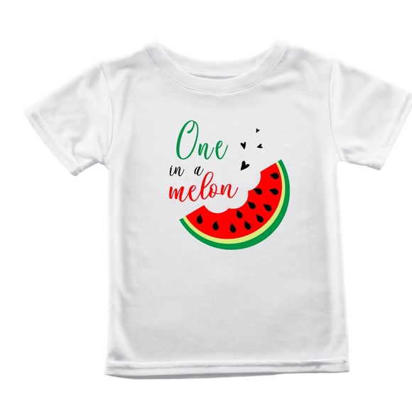 Unisex Kids T-Shirt, “One In A Melon” - Picture 6 of 6